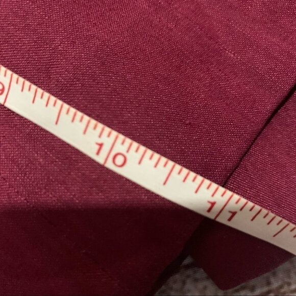 NWT Lafayette 148 NY Radicchio Linen Shorts Size 10 - Picture 16 of 16